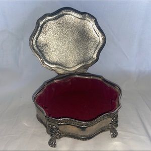 Sterling silver mini jewelry box